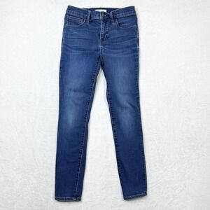 Madewell Jeans Womens 26 Blue Fade Roadtripper Stretch‎ Midrise Whiskers